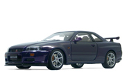 尼桑GTR-34 汽车模型 autoart 77305  V-SPEC (MIDNIGHT PURPLE)
