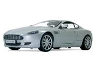 阿斯顿马丁DB9 coupe 汽车模型 红河 1：18 银色