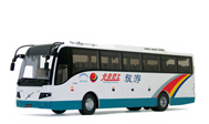 西沃 VOLVO 9300   1:43 北京巴士旅游 客车模型  白色