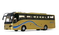 西沃 VOLVO 9300   1:43 客车模型  古铜色