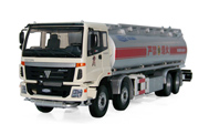 福田欧曼9系 雷沃 合金油罐车模型 原厂工程车1:24