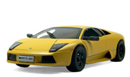 兰博基尼蝙蝠 lamborghini murcielago 汽车模型 威利1：18 磨砂黄色