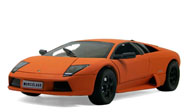 兰博基尼蝙蝠 murcielago 汽车模型 威利1：18 磨砂橙色