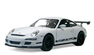 保时捷911（997）GR3 RS 汽车模型 威利1：24 白色