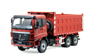 福田欧曼自卸车 卡车模型 原厂 1:24红色