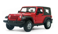JEEP吉普 牧马人 汽车模型 威利1：24 红色