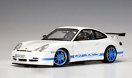 保时捷 911 GT3 RS 2004 汽车模型 奥拓阿 1：18 白色 80472