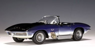 1961雪弗兰科尔维特鲨鱼 汽车模型 autoart 1：18 蓝色 71131