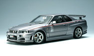 尼桑天际线NISMO S1 汽车模型 77358 奥拓阿 1：18 银色