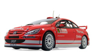 2004 标致307 赛车模型 5# 1：18 SoliDo 花色
