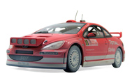 【做旧版】2004 标致307 赛车模型 5# 1：18 SoliDo 花色