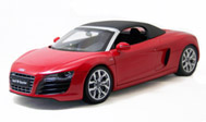 新奥迪R8敞篷 汽车模型 KYOSHO京商 1:18 09217R audi R8