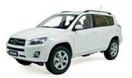 丰田RAV4 汽车模型 国产原厂 1:18 白色