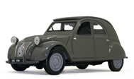 雪铁龙2CV 汽车模型 玛莎图1：18 灰色