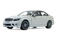 奔驰C63 AMG 汽车模型 autoart  76274 白色