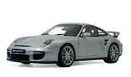 保时捷PORSCHE 911 (997) GT2 - SILVER 汽车模型 autoart  77898 白色