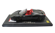 法拉利458 敞篷 汽车模型 BBR 1：18 磨砂黑 限量50台