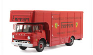 1966年福特赛车运输车 法拉利运输车 汽车模型 依珂索托 1：43 红色