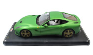 法拉利F12 汽车模型 意大利MR 1：18 限量149台 磨砂绿
