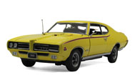 1969年庞蒂亚克GTO  汽车模型  MBI 1:24 黄色