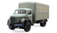 1957年贝利埃卡车厢式货车模型 1:24 Berliet GLR 8 R Van Truck 灰色
