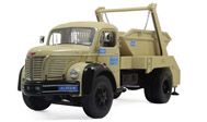 1957年贝利埃泥斗车 搅拌车模型 1:24 Berliet GLR 8 黄色