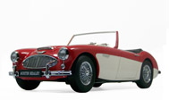 奥斯汀希利3000 MK-1 敞篷 AustinHealey   汽车模型 京商 1：18 红白