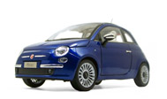 菲亚特500 FIAT 汽车模型 NOREV 1:18 蓝色