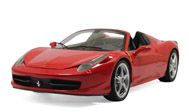 法拉利458 汽车模型 风火轮 1：18 红色