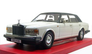 1985年劳斯莱斯银鬼  汽车模型 手版 1：18 白色
