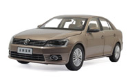2012款大众宝来 汽车模型 大众原厂 1:18 金色