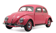 1955大众甲壳虫 汽车模型 奥拓阿 1：18 粉色 79775  限量1000台