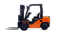 叉车CLX-25 工程车模型 国产原厂 1:25 橙色