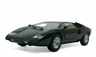 兰博基尼countach LP400 汽车模型 京商 08321BK 黑色