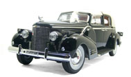 1938凯迪拉克V16 总统车 汽车模型 鑫浩1：18 黑色