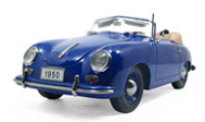 1950年保时捷356 老爷车模型 鑫浩1：18 西格耐 蓝色
