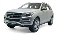新款2012奔驰ML Klasse 汽车模型 1：18 德国原厂 银色