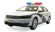 大众新帕萨特警车 汽车模型 上海大众原厂 1：18 2011款