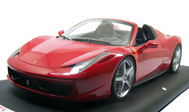 法拉利 FERRARI 458 SPYDER 敞篷 红色 MR 1:18 限量199台
