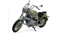 【61特价】宝马R1200C 摩托车模型 1：9 米白色
