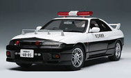 尼桑GTR-33 警车  汽车模型 autoart 1：18 77327 白色【限量3000】