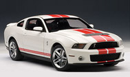 2010福特GT500 汽车模型 奥拓阿 1：18 72919 白色红条