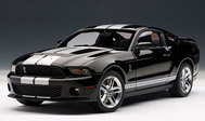 2010福特GT500 汽车模型 奥拓阿 1：18 72918 黑色白条