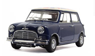Morris迷你库珀Mini Cooper S MK-1 1275S英国旗 京商 1：18 蓝色