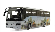 沃尔沃9300客车 湖南 公交巴士模型 1：42