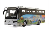 沃尔沃9300客车 云南 公交巴士模型 1：42