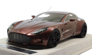 阿斯顿马丁 ONE-77 汽车模型 意大利 Tecnmodel 1:18 棕色 限量77台