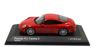 保时捷911 CARRERA S  汽车模型 迷你切 1：43 红色