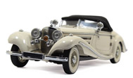 1936年奔驰500K 老爷车模型 德国CMC 1：24 白色