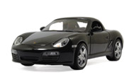 保时捷boxster s 汽车模型 威利 1：24 黑色